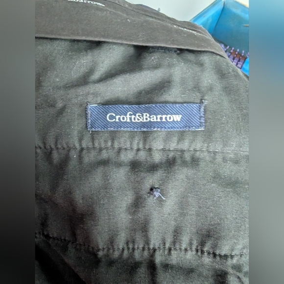 Croft & Barrow Men's Navy Chinos Size 33x32 (EUC) - Picture 9 of 10